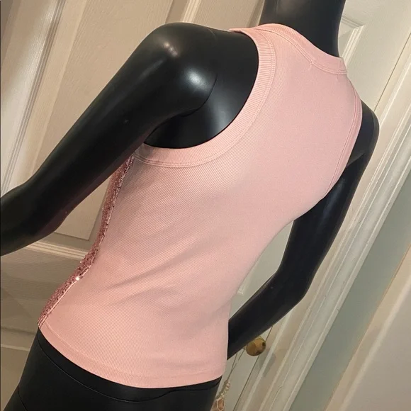 ChicMe Sparkling Pink Sequin Tank Top - Picture 7 of 12
